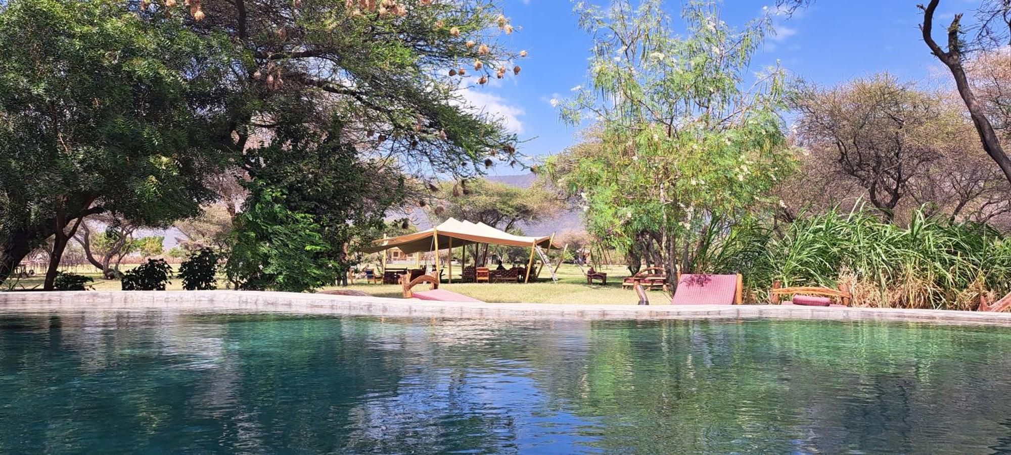 Lake Natron Maasai Giraffe Eco Lodge And Camping Mtowabaga المظهر الخارجي الصورة